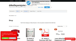 Desktop Screenshot of drkelleyenzymes.com